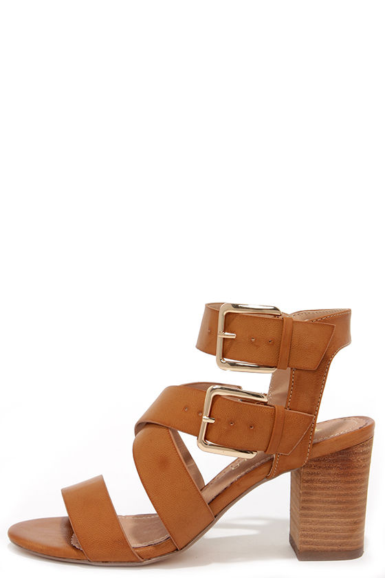 tan lattice sandals