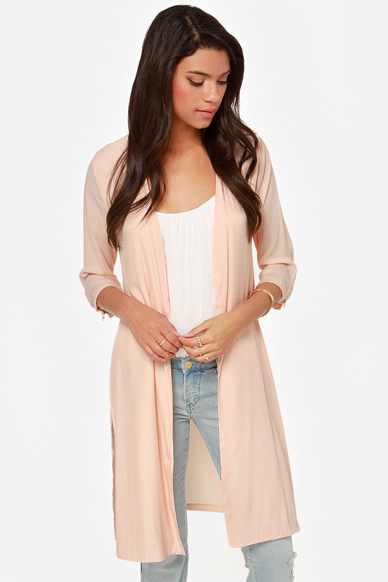 Cute Peach Jacket - Peach Top - Zipper Top - $49.00 - Lulus