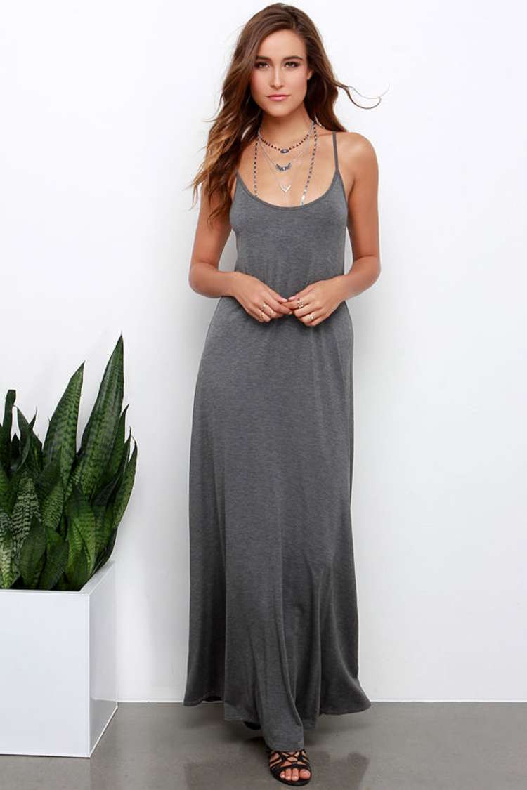 slim fit dress slacks Boho Silver Grey Sequins Casual Long Country Style Bridesmaid Dresses main image 1