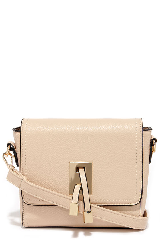 beige purse