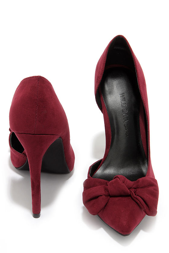 oxblood pumps