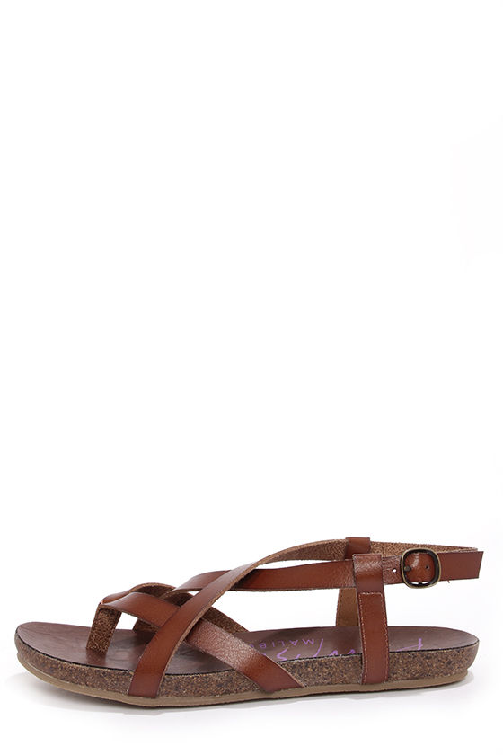 Cute Brown Sandals - Strappy Sandals - $46.00 - Lulus