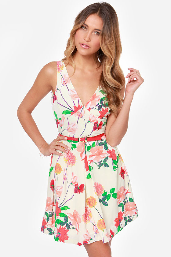 BB Dakota Basha - Floral Print Dress - Sleeveless Dress - $79.00 - Lulus