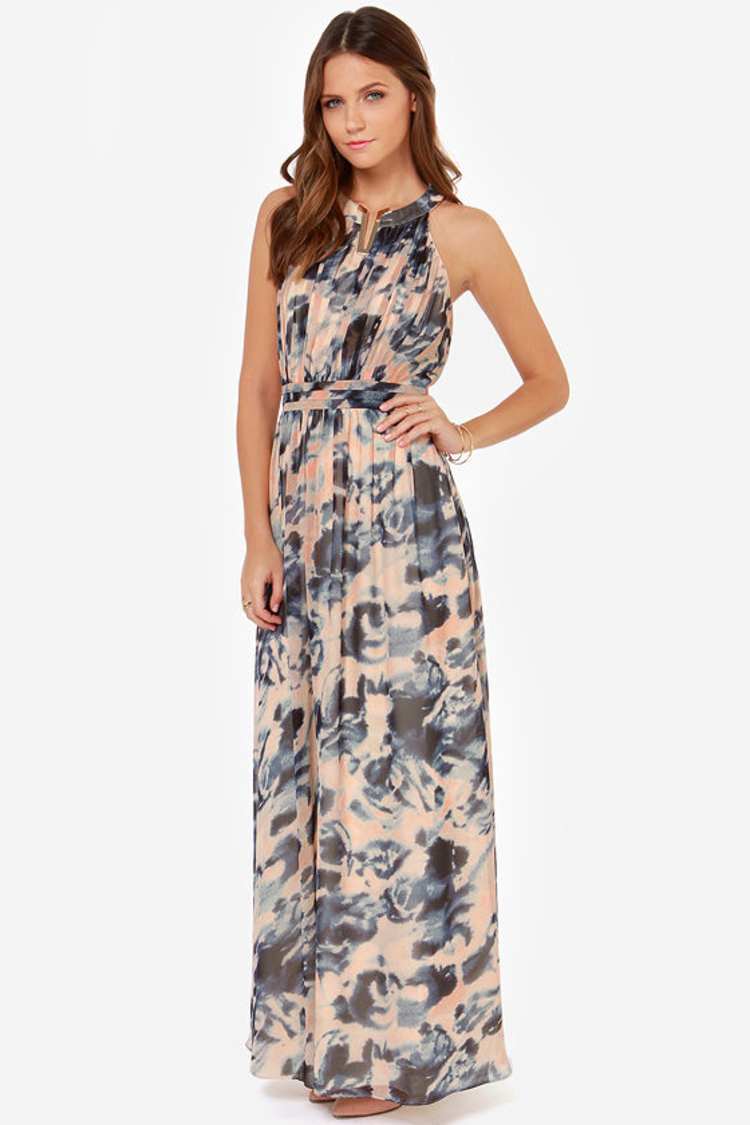 chinese dress ladies Little Mistress Womens/Ladies Plunge Tie Maxi Dress  Universal Textiles