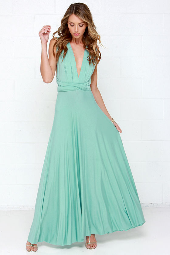 Tricks of the Trade Mint Green Maxi Dress 2