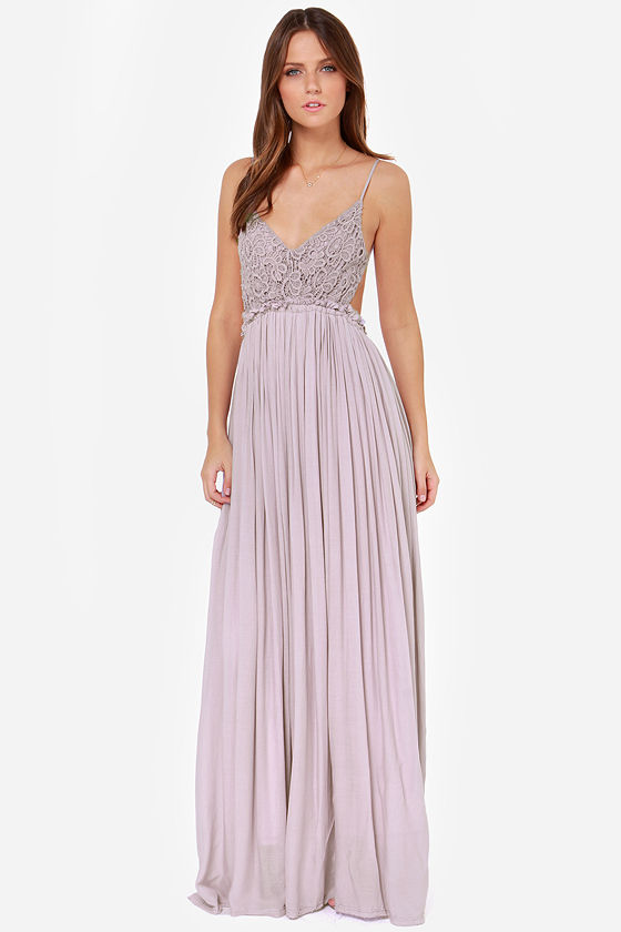 lulus lavender maxi dress