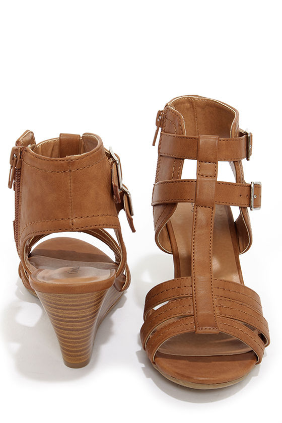 tan cage sandals