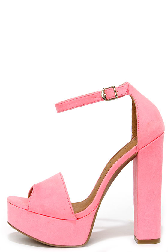 chinese laundry pink heels