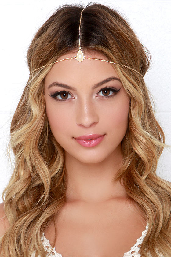 Gold Headpiece Boho Headpiece Head Chain 14.00 Lulus