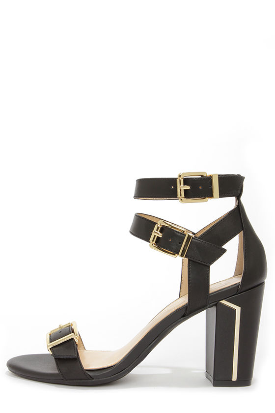 Cute Ankle Strap Heels - Black Heels - Dress Sandals - $89.00 - Lulus