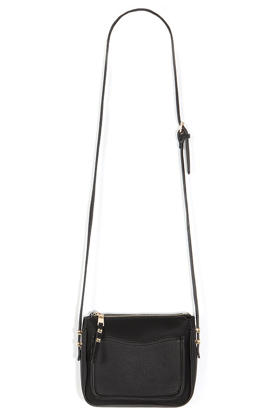 Cute Black Purse Crossbody Purse Vegan Leather Purse 38.00