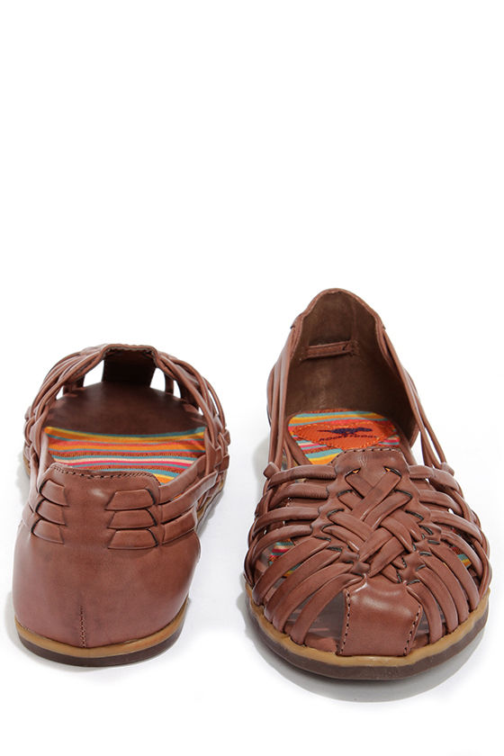 Size 32 Kid's Huarache Sandals - Brown main image 0
