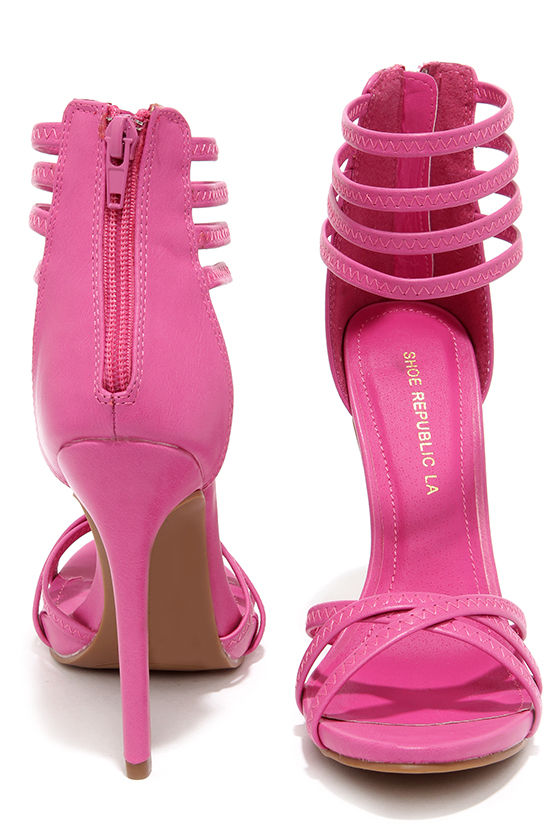 fuchsia heels amazon