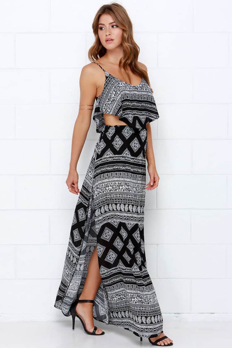 Boho Two-Piece Dress - Paisley Print Two-Piece Dress - $68.00 - Lulus