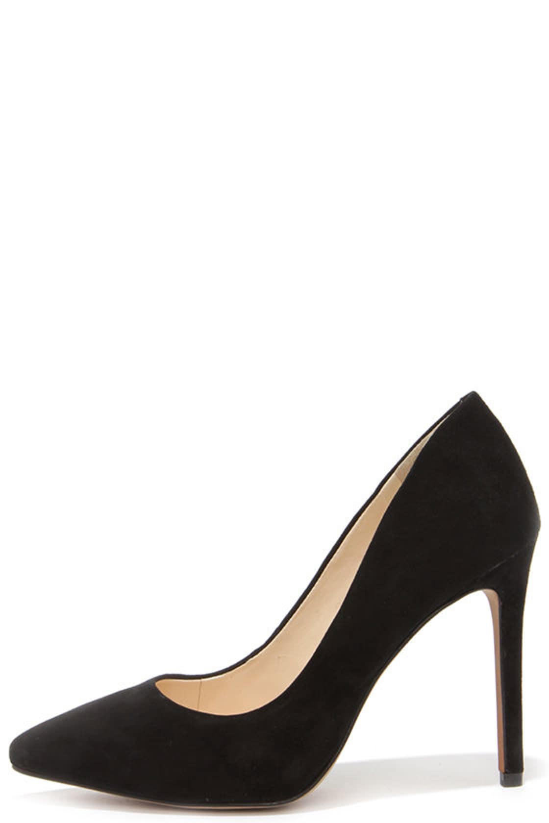 Cute Black Pumps Suede Pumps Pointed Pumps Lulus