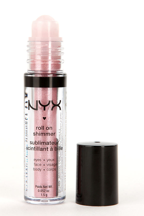 NYX Mauve Pink Roll On Shimmer Pink Shimmer Makeup 4.00 Lulus