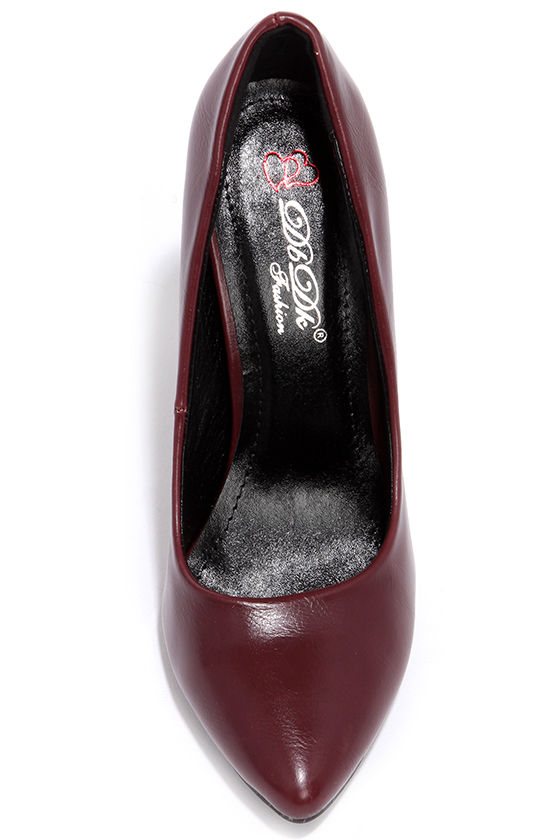 wine pumps shoes