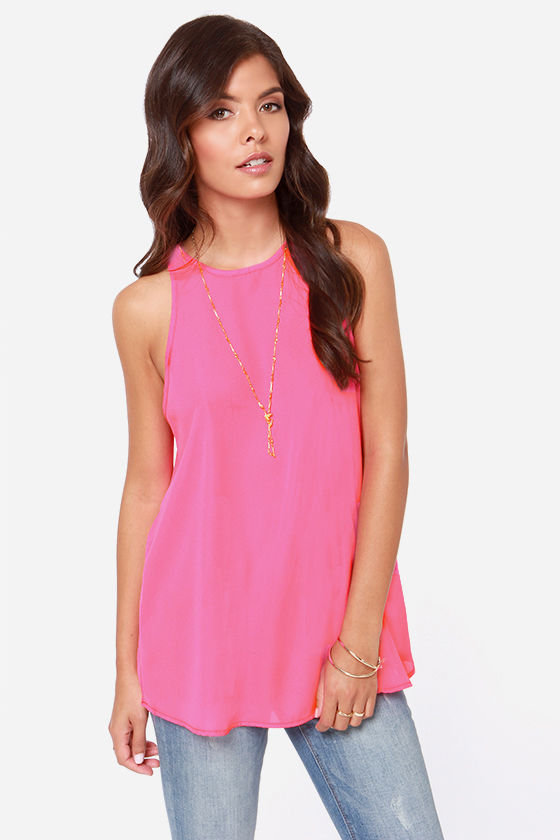 Cute Hot Pink Top - Sleeveless Top - Tank Top - $25.00 - Lulus