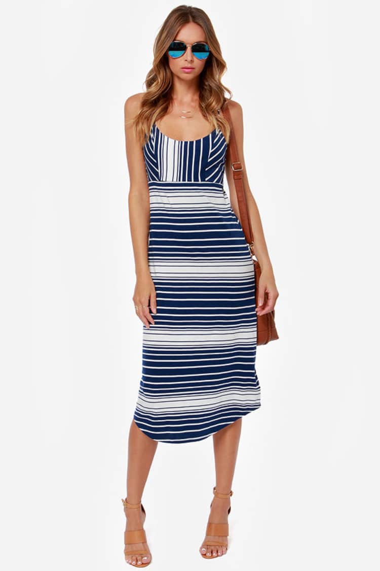 roxy dress blue Roxy Blue Sequins Long-Sleeved Maxi Dress main image 1