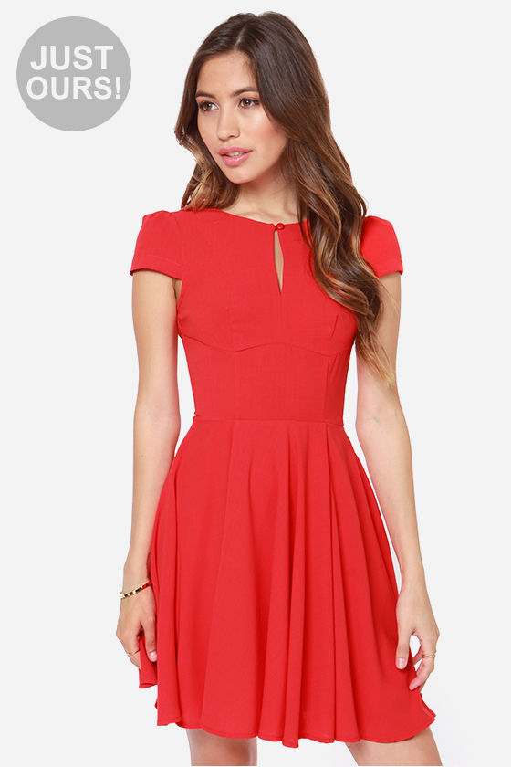 LULUS Exclusive In the Zone Red Dress