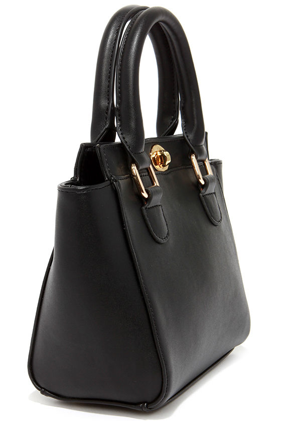 Chic Black Purse - Winged Purse - Mini Handbag - $47.00