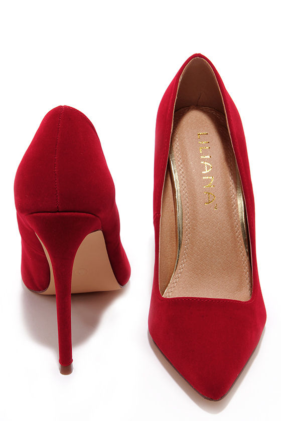 red pumps cheap
