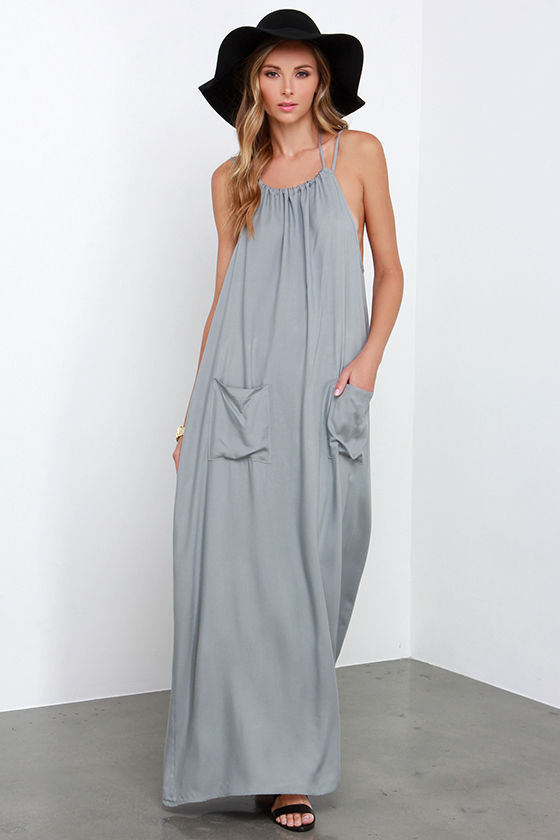 maxi dress with pockets