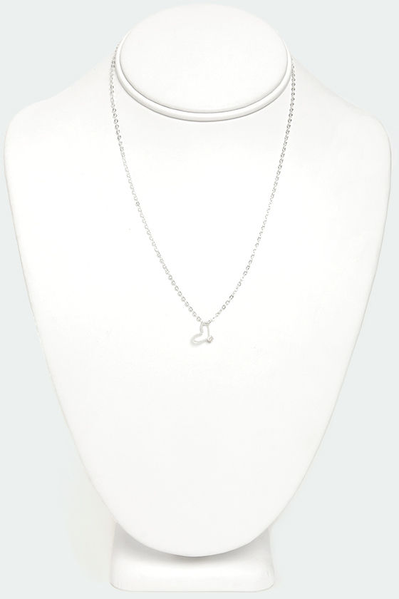 Heart School Confidential Handmade Silver Heart Necklace