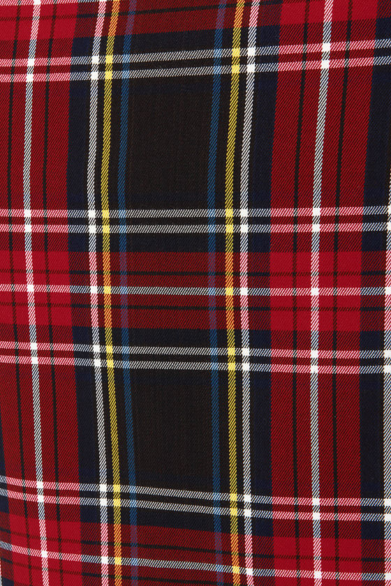 Chic Red Plaid Skirt - Midi Skirt - Pencil Skirt - High-waisted Skirt