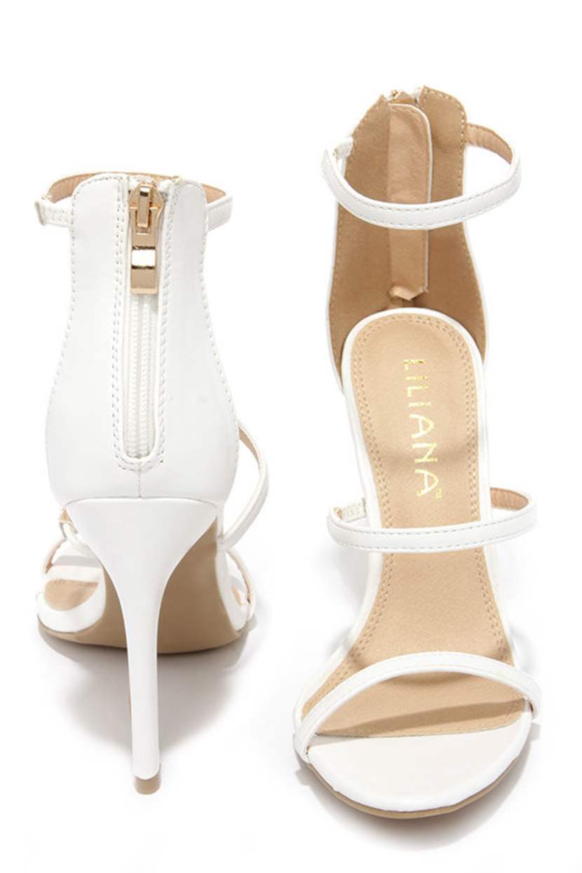 Sexy White Heels - Dress Sandals - High Heel Sandals - $32.00 - Lulus Sexy White Heels - Dress Sandals - High Heel Sandals - $32.00 - Lulus