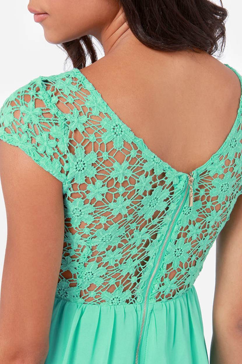 slim fit dress slacks Mint Green Puff Sleeve Wrap Dress for Women