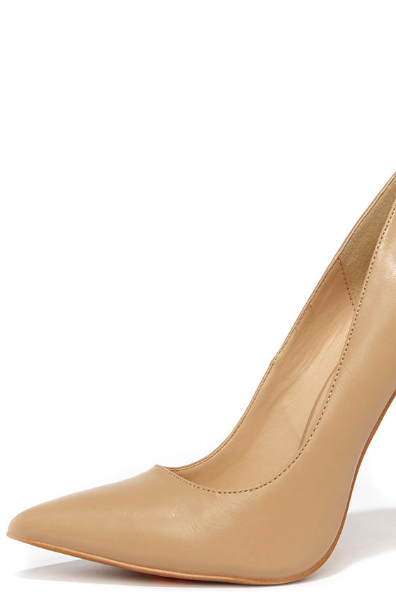 camel ballet pumps