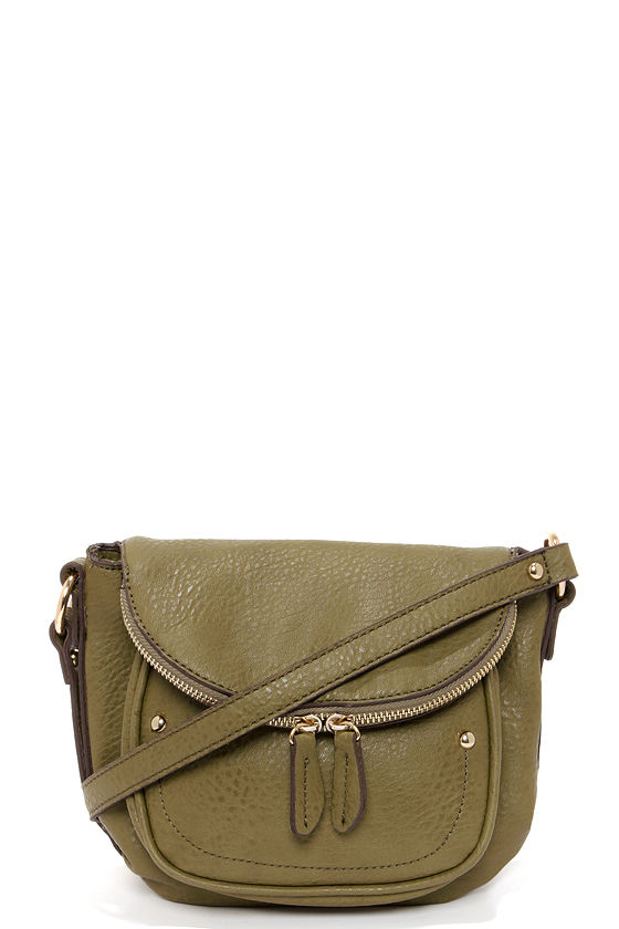 army green canvas purse