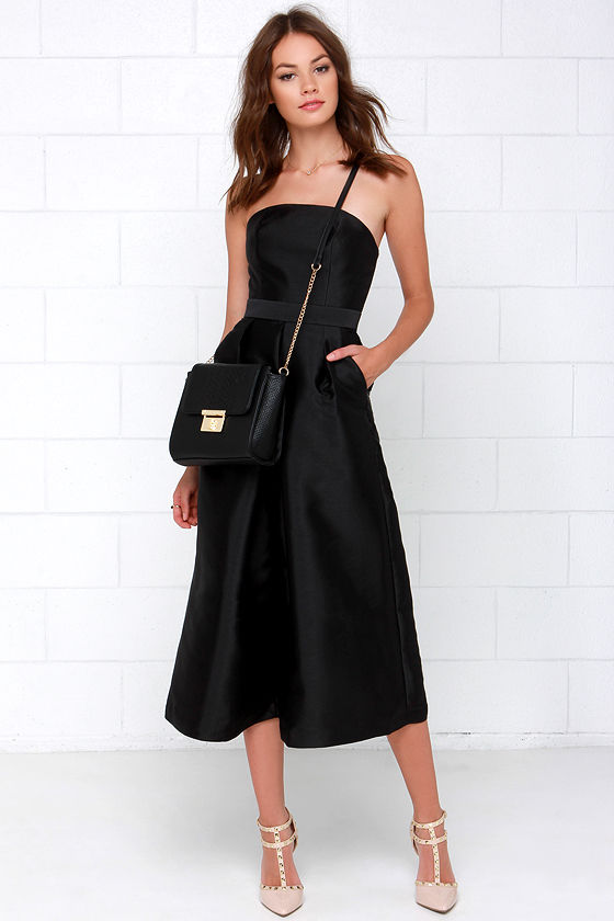 Cameo Living Proof Black Midi Jumpsuit 2