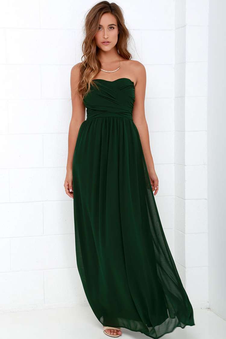 slim fit dress slacks Emerald Green Satin Engagement Dresses Lace Off Shoulder Ball Gown main image 0
