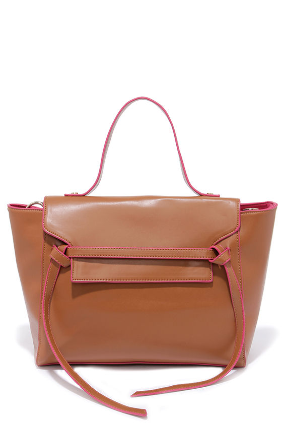 tan mini purse