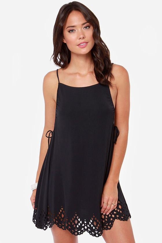 Volcom Bittersweet Dress - Laser Cut Dress - Black Dress - $49.50 - Lulus