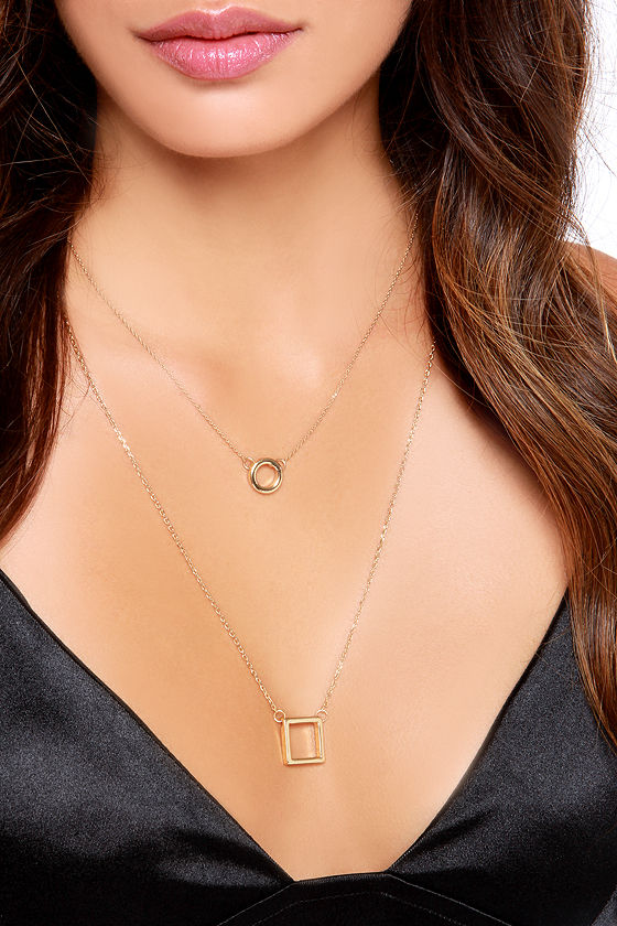 Shaping Lives Gold Layered Necklace