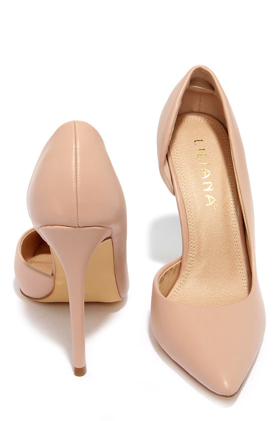 Side Effects Nude D'Orsay Pumps