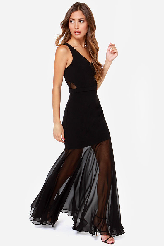 Pretty Black Dress - Maxi Dress - Cutout Dress - $79.00 - Lulus