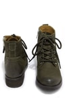 cute olive green boots
