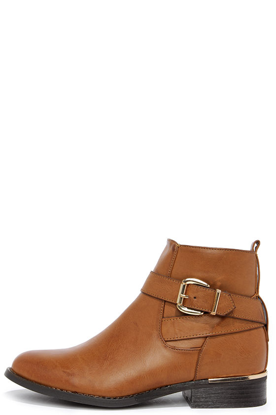 Cute Tan Boots - Ankle Boots - Booties - Brown Boots - $57.00 - Lulus