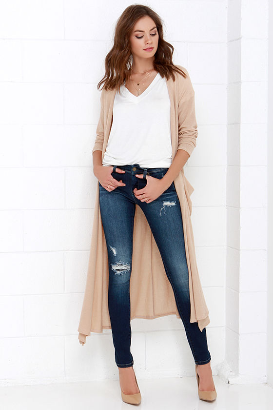 Blank NYC Skinny Classique Distressed Dark Blue Skinny Jeans 2