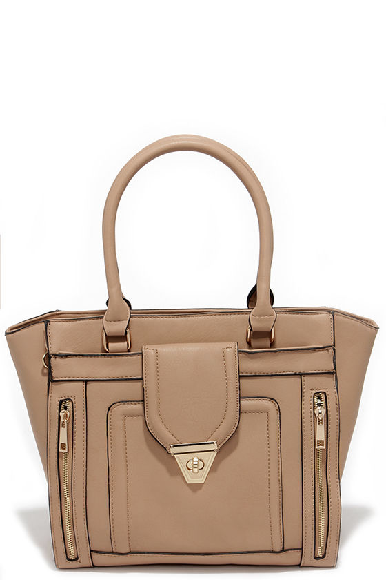 dark beige purse