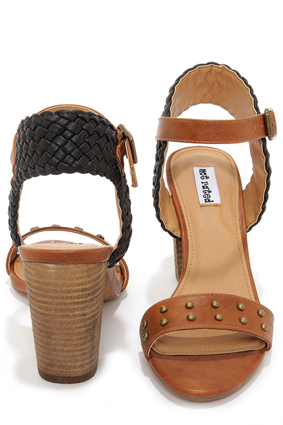 Cute High Heel Sandals Brown Sandals 54 00