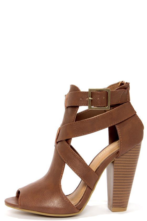 Cute Tan Booties - Cutout Booties - Ankle Boots - $36.00 - Lulus