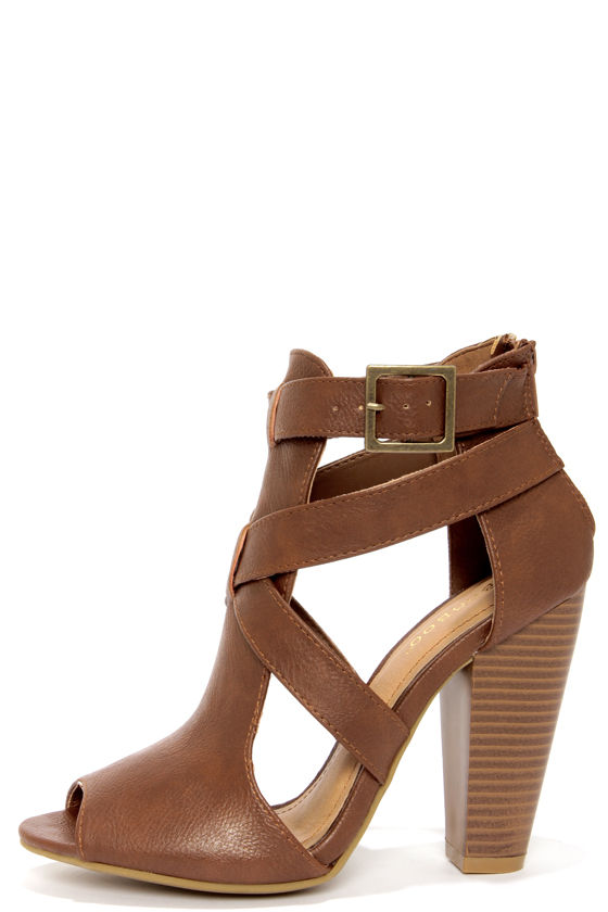 cute tan booties