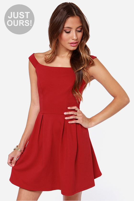 lulus red gown