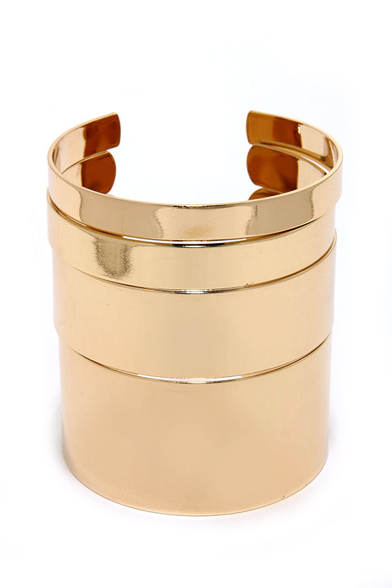Arm Candy Gold Bracelet Set