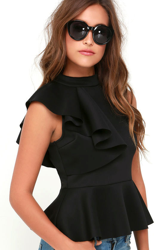 Lulus shop peplum top